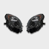 Alfa Mito 2008-2018 Fari Anteriori Fanali Xenon Look Nero - autorivallo