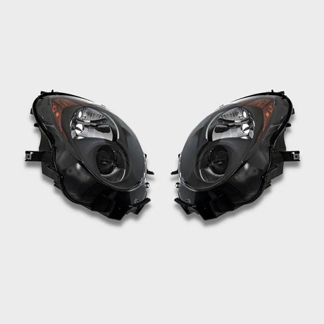 Alfa Mito 2008-2018 Fari Anteriori Fanali Xenon Look Nero - autorivallo