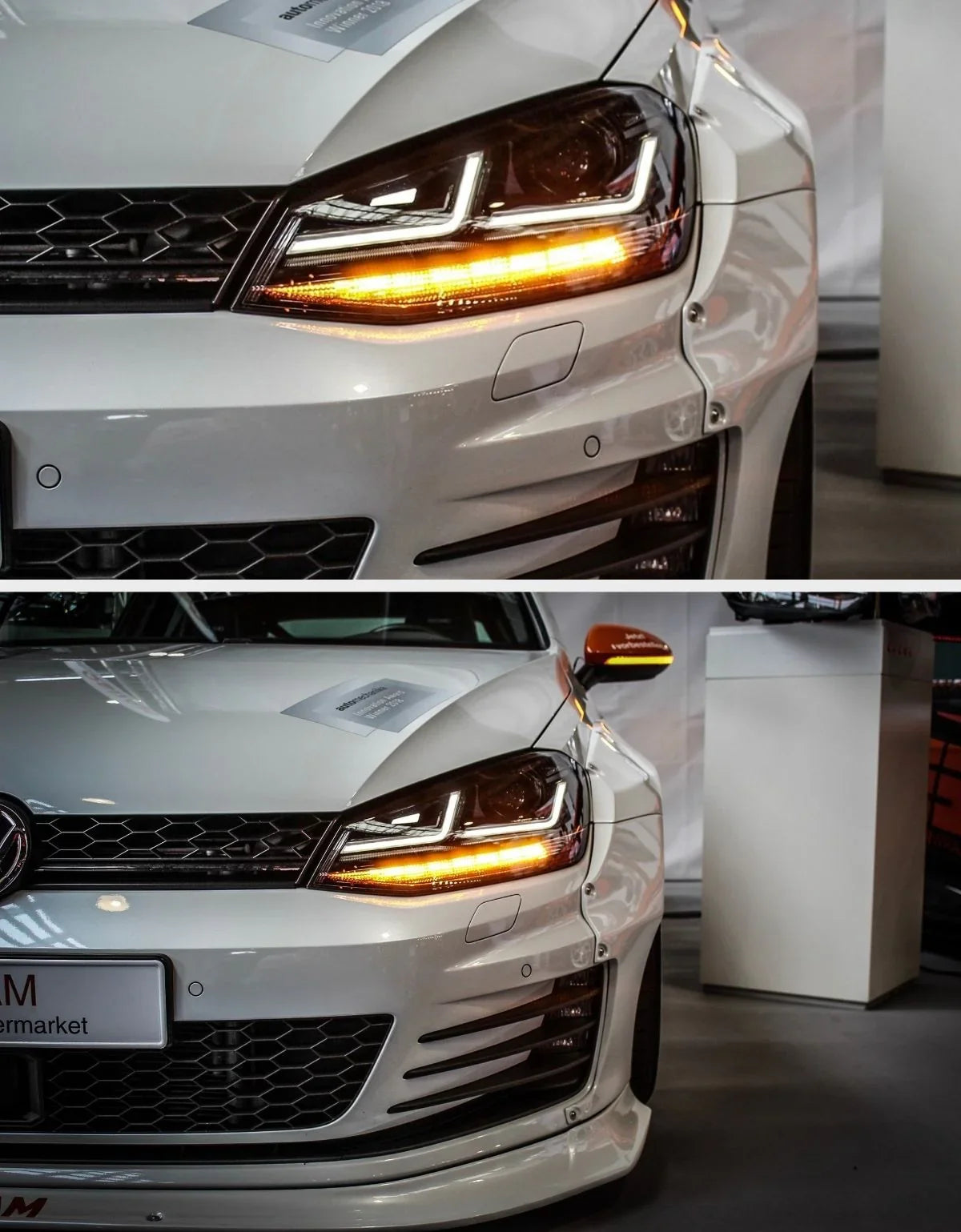 VW Golf 7.5 2017-2020 Fari Anteriori R-Line Full LED Osram - autorivallo