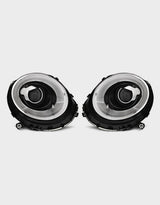 Mini R56 R57 2006-2014 Fari Anteriori Luci Diurne a LED Nero - autorivallo