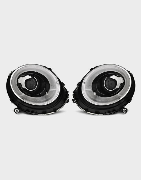 Mini R56 R57 2006-2014 Fari Anteriori Luci Diurne a LED Nero - autorivallo