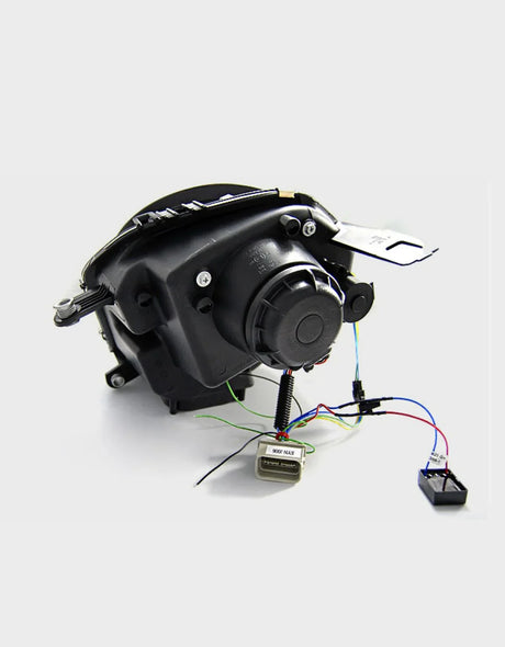 Mini R56 R57 2006-2014 Fari Anteriori Luci Diurne a LED Nero - autorivallo