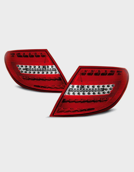 Mercedes Classe C W204 2007-2010 Fanali Posteriori Full LED - autorivallo