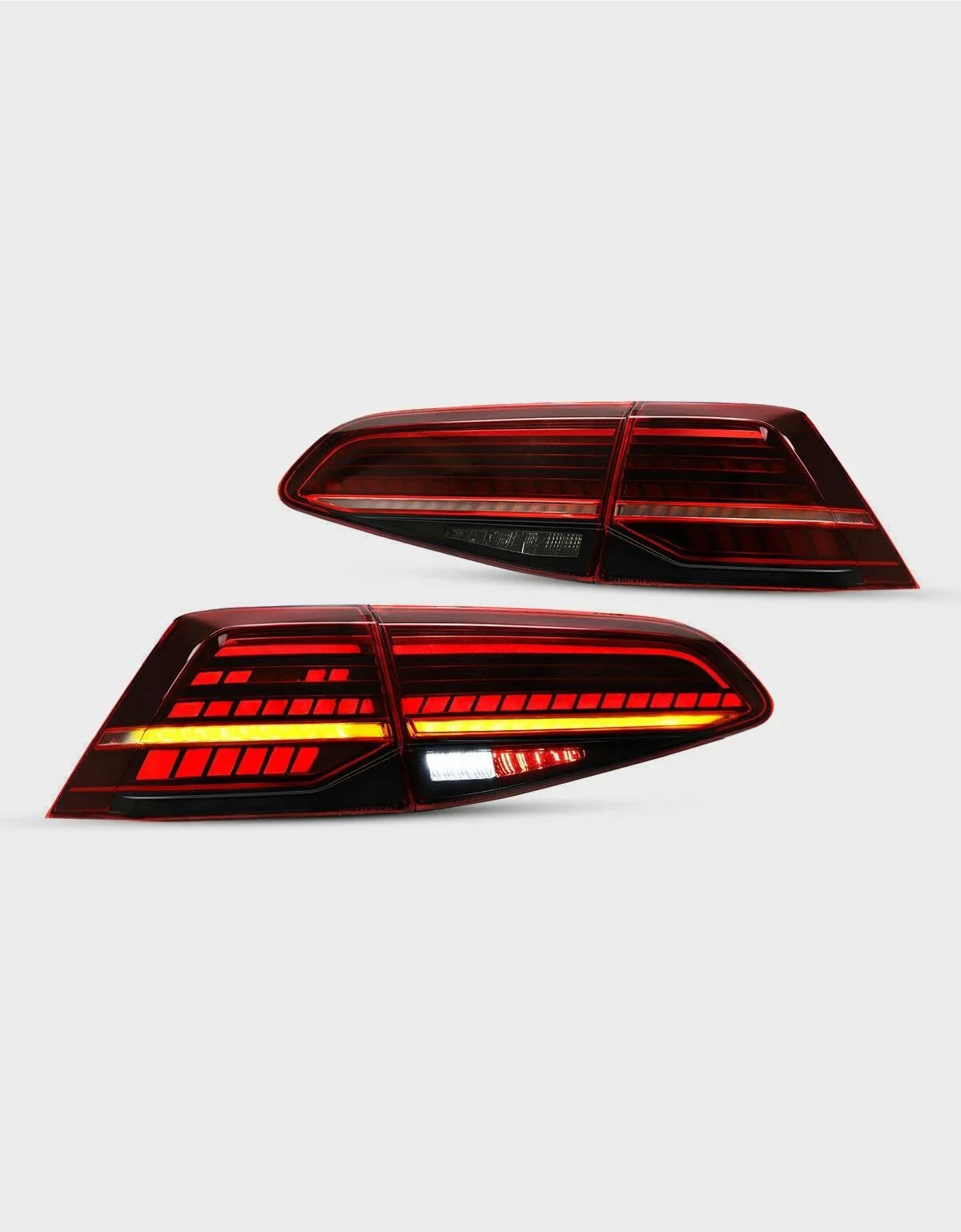 VW Golf 7.5 2017-2019 Fari Posteriori Full LED GTI Rosso - autorivallo