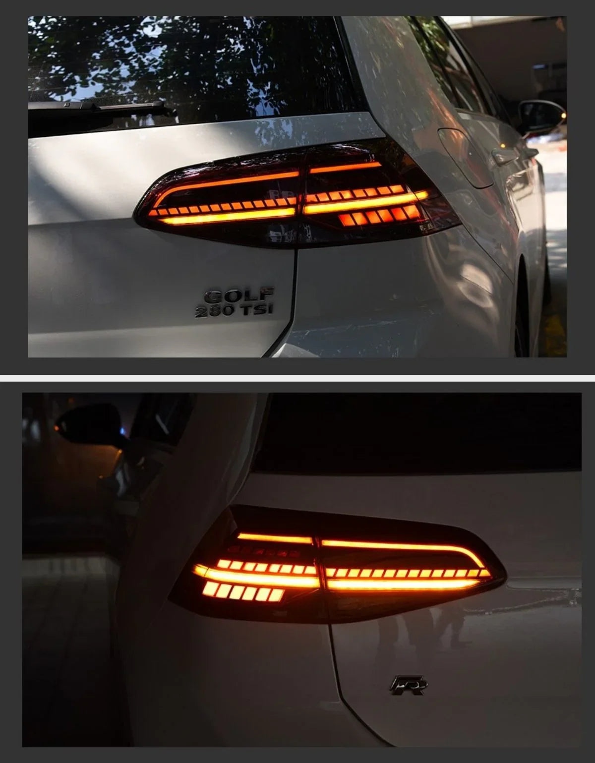VW Golf 7.5 2017-2019 Fari Posteriori Full LED GTI Rosso - autorivallo