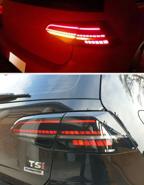 VW Golf 7.5 2017-2019 Fari Posteriori Full LED GTI Look - autorivallo