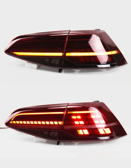 VW Golf 7 2012-2017 Fari Posteriori Full LED in Ottica GTI - autorivallo