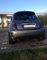 Fiat 500 2007-2016 Fanali Posteriori LED Fari Nero Fumé - autorivallo