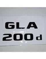 Mercedes GLA H247 2020- Scritta GLA 200d in Nero Lucido - autorivallo