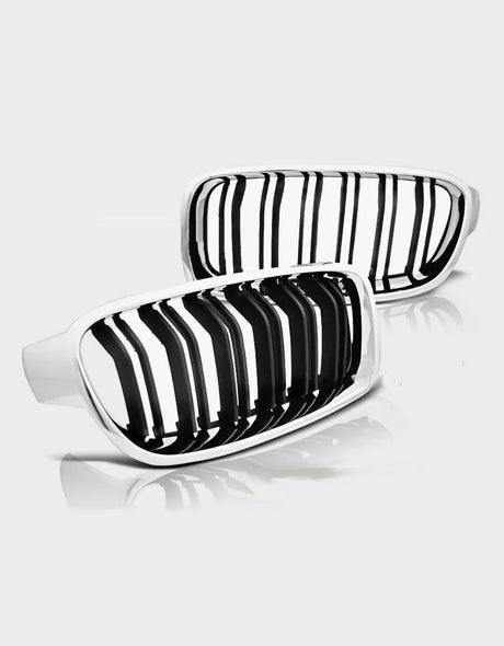 BMW Serie 3 F30 F31 2015-2019 Griglie Doppia Striscia M Sport - autorivallo