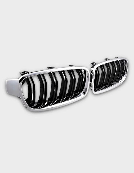 BMW Serie 3 F30 F31 2015-2019 Griglie Doppia Striscia M Sport - autorivallo