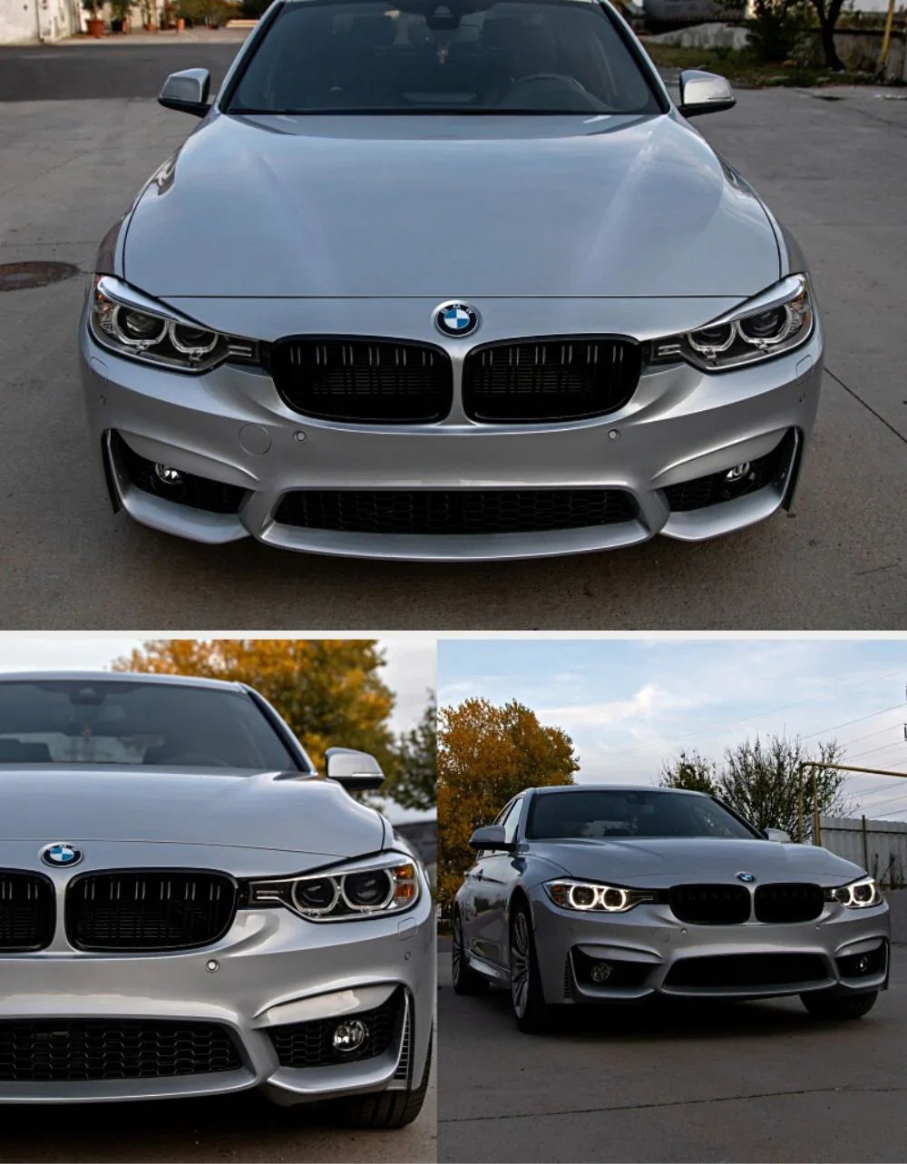 BMW Serie 3 F30 F31 2015-2019 Griglia Anteriore M Sport Look - autorivallo