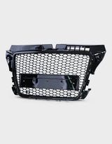 Audi A3 8P 2008-2012 Griglia RS3 Look Nero Lucido con PDC - autorivallo
