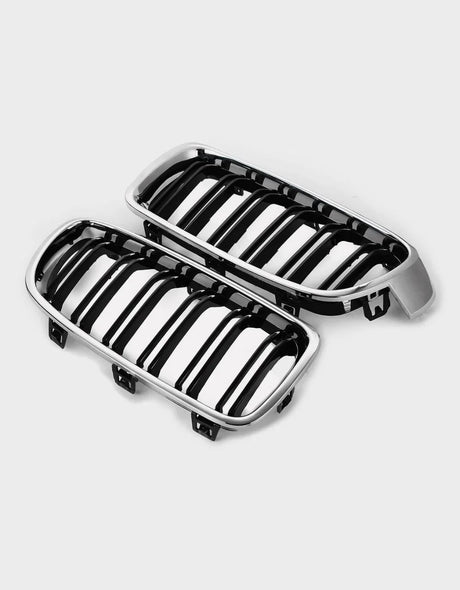 BMW Serie 3 F30 F31 2011-2015 Griglie Doppia Striscia M Sport - autorivallo