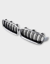 BMW Serie 3 F30 F31 2011-2015 Griglie Doppia Striscia M Sport - autorivallo