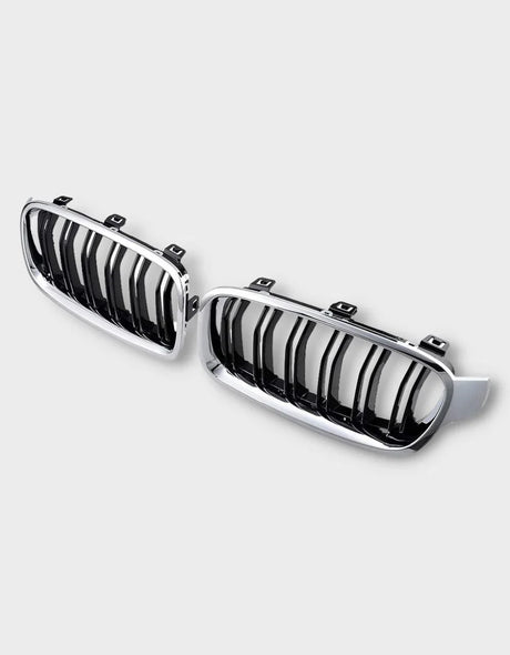 BMW Serie 3 F30 F31 2011-2015 Griglie Doppia Striscia M Sport - autorivallo