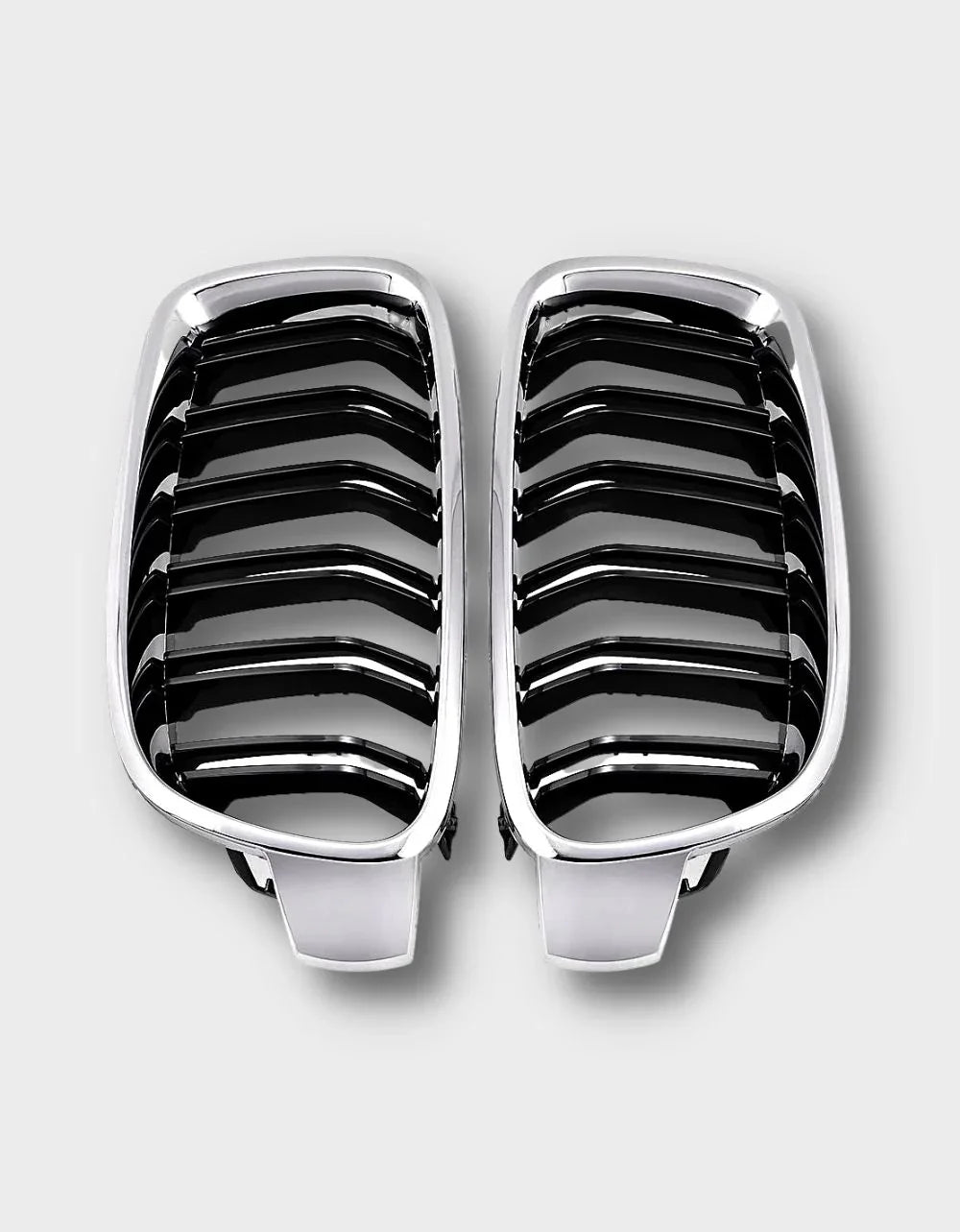 BMW Serie 3 F30 F31 2011-2015 Griglie Doppia Striscia M Sport - autorivallo