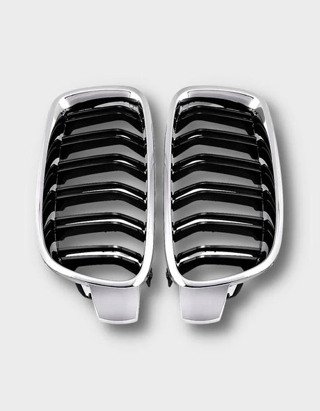 BMW Serie 3 F30 F31 2011-2015 Griglie Doppia Striscia M Sport - autorivallo