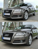 Audi A3 8P 8PA 2008-2012 Griglia RS3 Nero a Nido D'ape PDC - autorivallo