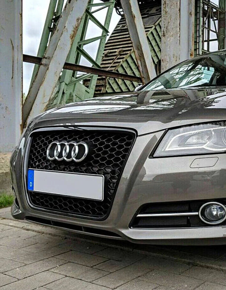 Audi A3 8P 8PA 2008-2012 Griglia RS3 Nero a Nido D'ape PDC - autorivallo
