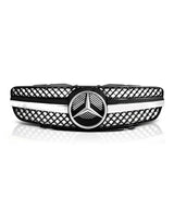 Mercedes SL R230 01-06 Griglia Radiatore Nero Cromato AMG - autorivallo