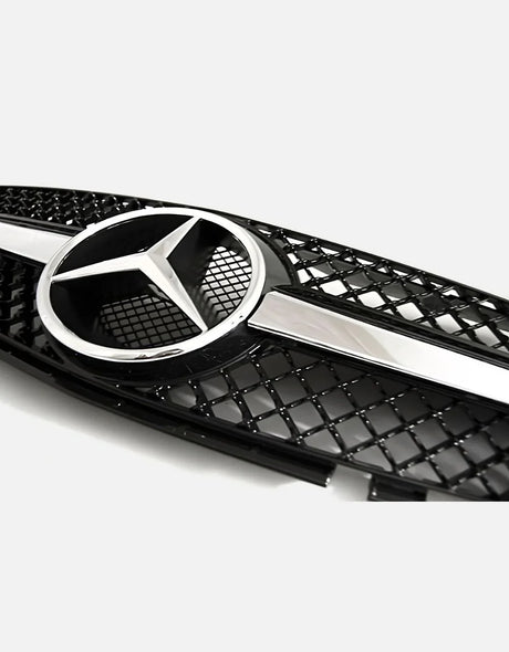 Mercedes SL R230 2001-2006 Griglia Radiatore AMG Look - autorivallo