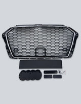 Audi A3 8V 2016-2020 Griglia Radiatore RS3 Look Nero Cromato - autorivallo