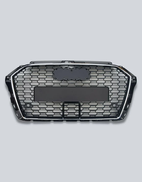 Audi A3 8V 2016-2020 Griglia Radiatore RS3 Look Nero Cromato - autorivallo