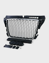 Audi A3 8P 2008-2012 Griglia in Ottica RS3 Nero a Nido D'ape - autorivallo