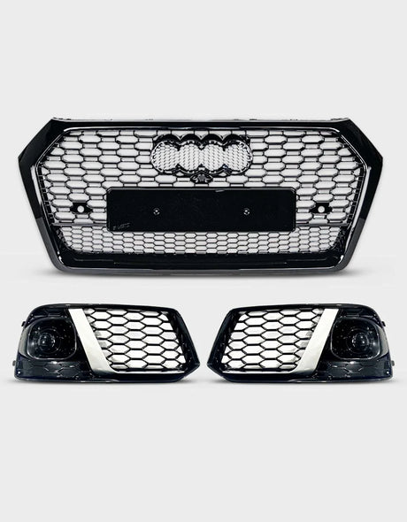 Audi Q5 FY 2016-2020 Griglia Radiatore + Fendinebbia RSQ5 - autorivallo