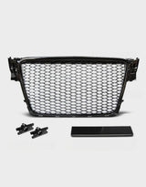 Audi A4 B8 8K 2007-2011 Griglia RS4 Look Nero Lucido con PDC - autorivallo