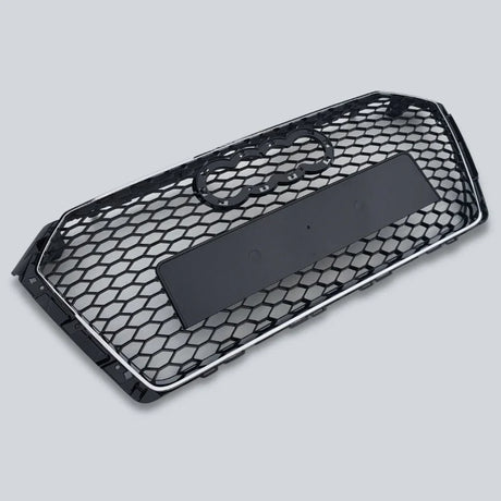 Audi A4 B9 2015-2019 Griglia Radiatore RS4 Look Nero Cromato - autorivallo