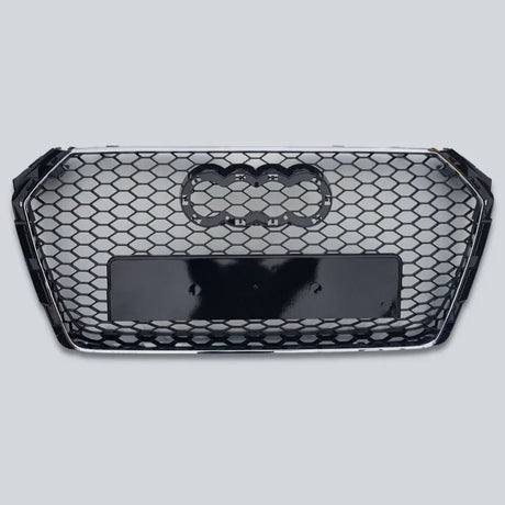 Audi A4 B9 2015-2019 Griglia Radiatore RS4 Look Nero Cromato - autorivallo