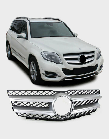 Mercedes GLK X204 2008-2012 Griglia Sportiva Nero Argento - autorivallo