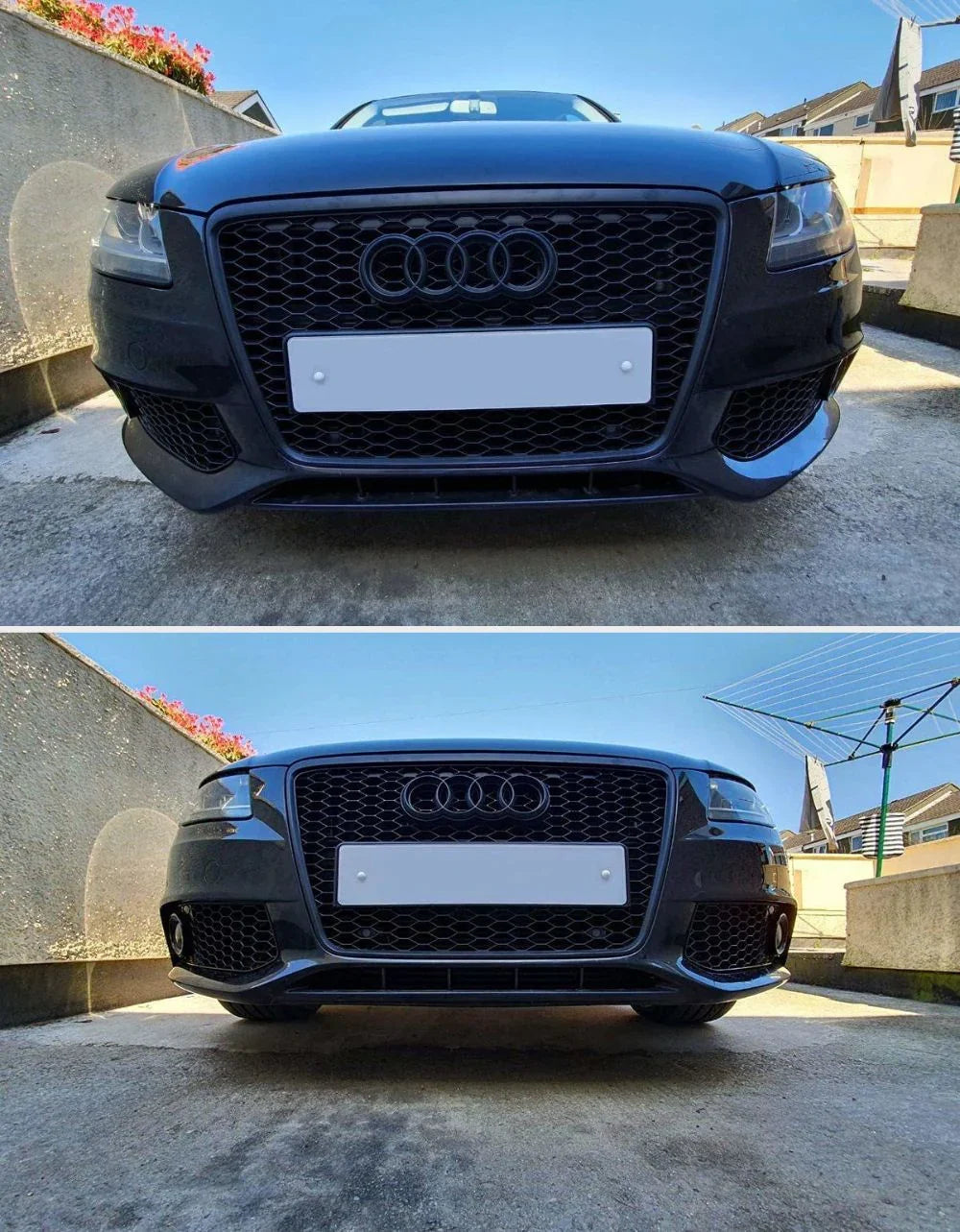 Audi A4 B8 2007-2011 Griglie Fendinebbia RS4 a Nido D'ape - autorivallo