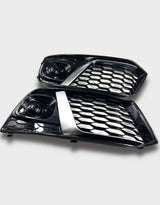 Audi Q5 FY 2016-2020 Griglie Fendinebbia RSQ5 Nero Argento - autorivallo