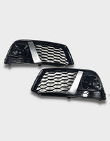 Audi Q5 FY 2016-2020 Griglie Fendinebbia RSQ5 Nero Argento - autorivallo