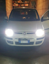Fiat Panda 169 2003-2012 Lampade H4 LED 6500K Bianco 8000lm - autorivallo