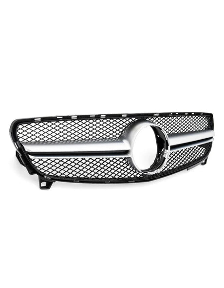 Mercedes A W176 2015-2018 Griglia Radiatore Nero Argento AMG - autorivallo