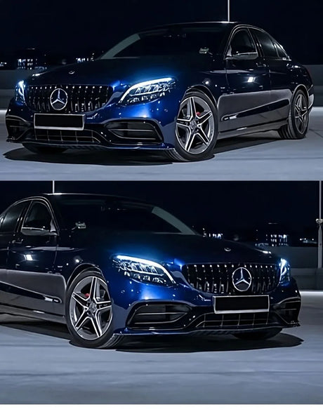 Mercedes C205 A205 2018-2021 Griglia Anteriore AMG Look - autorivallo