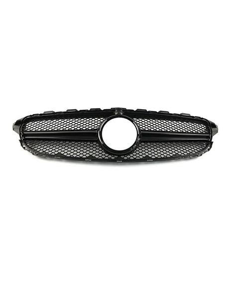Mercedes C W205 S205 14-18 Griglia Anteriore Nero Look AMG - autorivallo