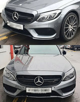 Mercedes C W205 S205 14-18 Griglia Anteriore Nero Look AMG - autorivallo