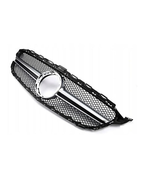 Mercedes C W205 S205 14-18 Griglia Radiatore Nero Look AMG - autorivallo