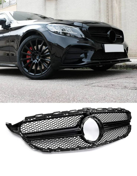 Mercedes C W205 S205 2018-2021 Griglia Radiatore Look AMG - autorivallo