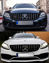 Mercedes C W205 18-21 Griglia Radiatore Panamericana 360° AMG - autorivallo