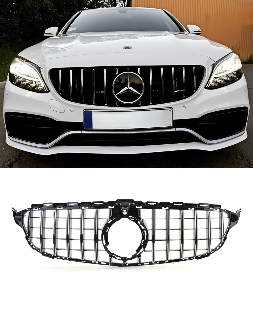 Mercedes C W205 18-21 Griglia Radiatore Panamericana 360° AMG - autorivallo
