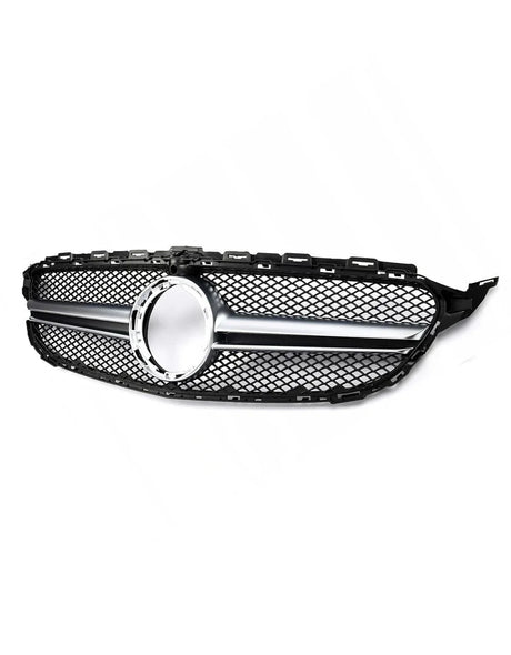Mercedes C W205 S205 18-21 Griglia Anteriore 360° Look AMG - autorivallo