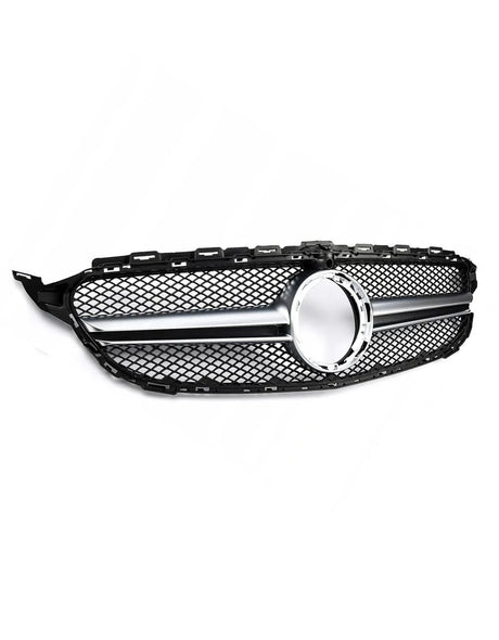 Mercedes C W205 S205 18-21 Griglia Anteriore 360° Look AMG - autorivallo