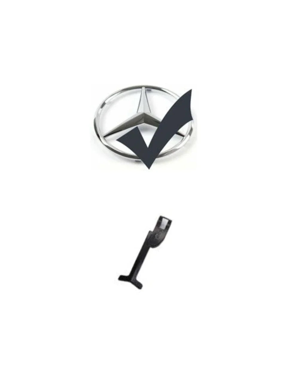 Mercedes C W203 2000-2007 Griglia Radiatore Cromata Look AMG - autorivallo