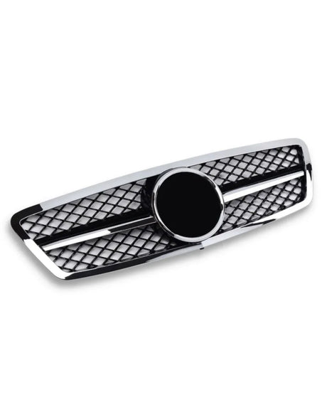 Mercedes C W203 00-07 Griglia Radiatore Nero Cromato Look AMG - autorivallo